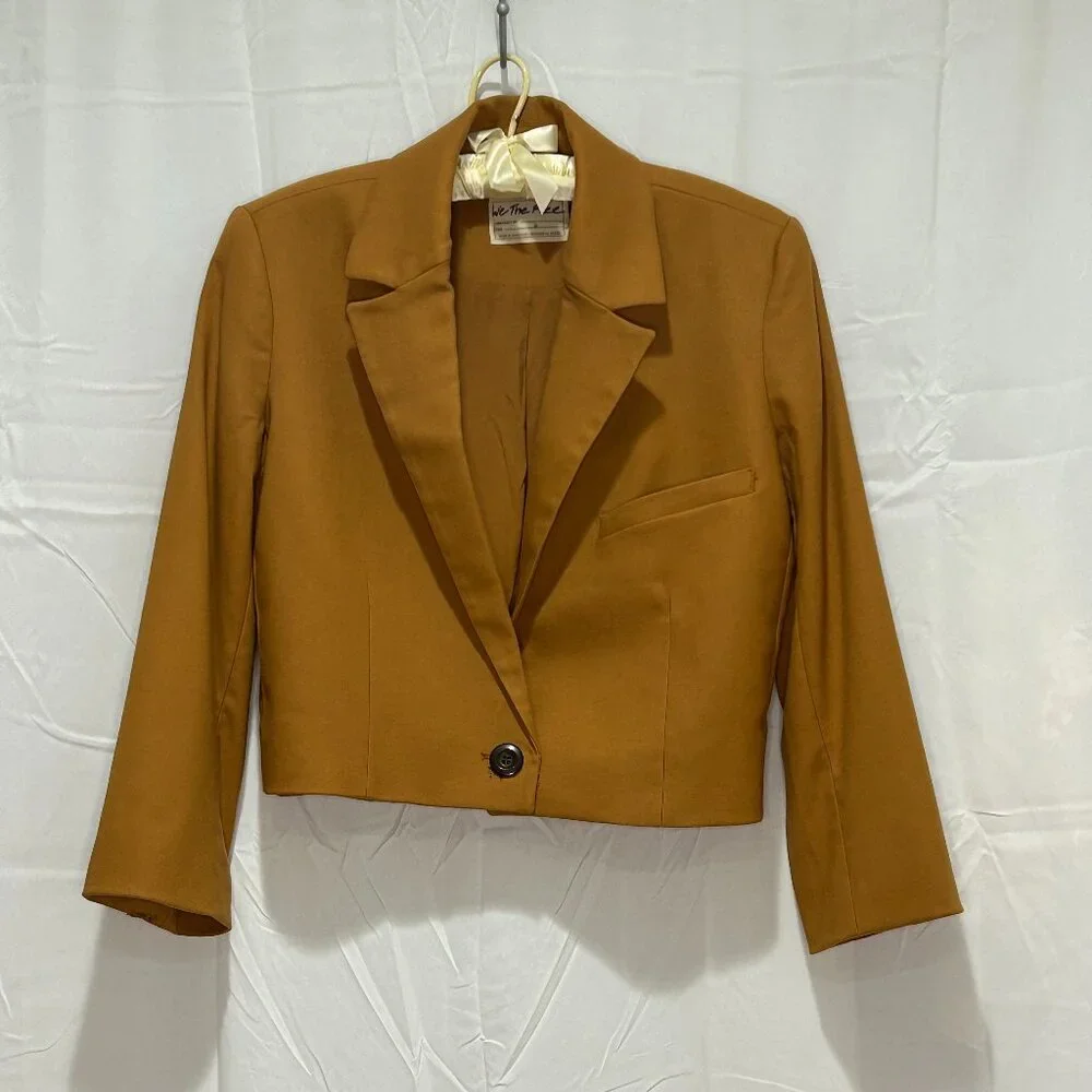 Free People Cropped single button blazer, Coco, Medium, excellent condition - Picture 2 of 8